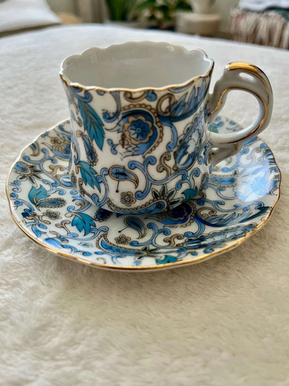 Demitasse Tea Cups and Saucers - Picture 2 of 13